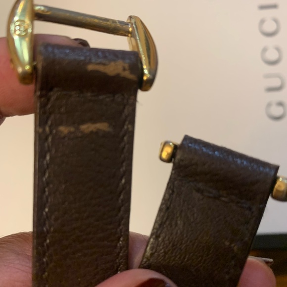 2 Gucci Leather Straps 24 inches from hardware 2 hardware - Picture 7 of 8